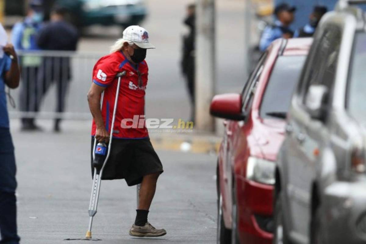 No se vio por TV: El disfrazado que entrenó con Motagua; reapareció en Olimpia meses después