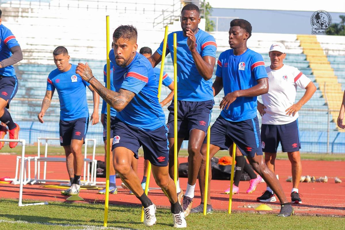 ¿Con Andy Nájar? Olimpia y su poderoso 11 titular con el que saldría en el clásico ante Real España en el Olímpico