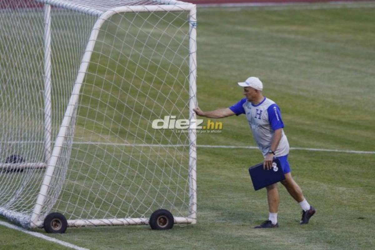 El llamativo look de Kervin Arriaga, sonrisas y trabajo colectivo en primer entreno de Honduras en San Pedro Sula