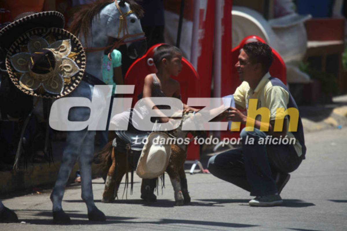 ambiente festivo en Olanchito