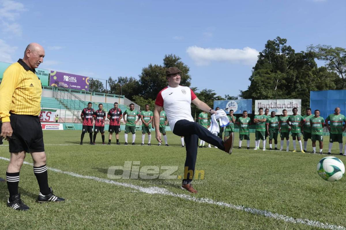 Imperdible: así lucen las exfiguras de Marathón y Olimpia que disputaron un partido de leyendas en San Pedro Sula