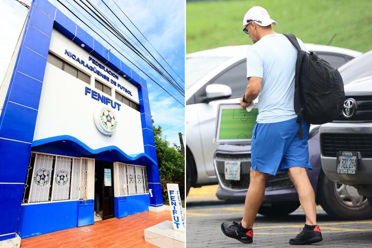 Se prepara como una final: Fantasma Figueroa llegó solo al entreno de Nicaragua que lo hace sin acceso a la prensa