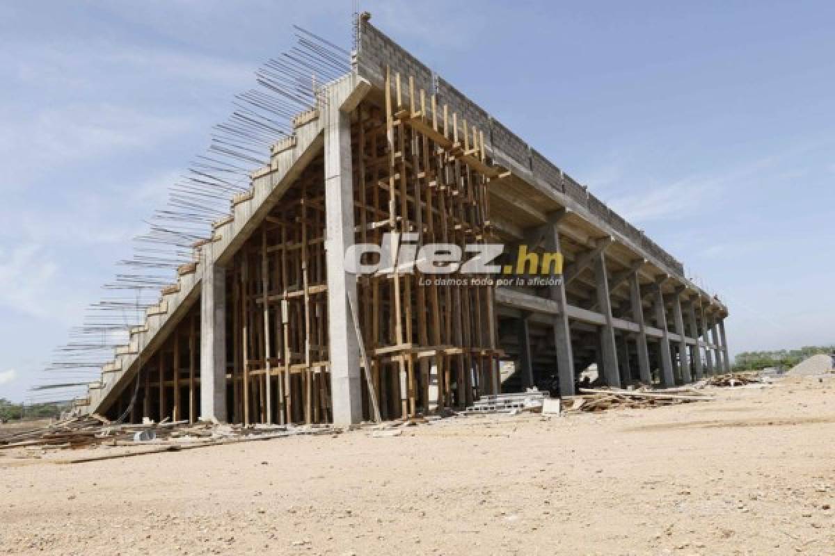 ¡Una joya! Así avanzan los trabajos del estadio del Parrillas One