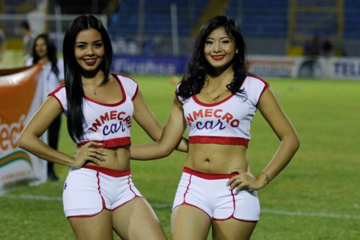 Las bellezas que se vieron en el estadio Morazán en el Real España-Platense