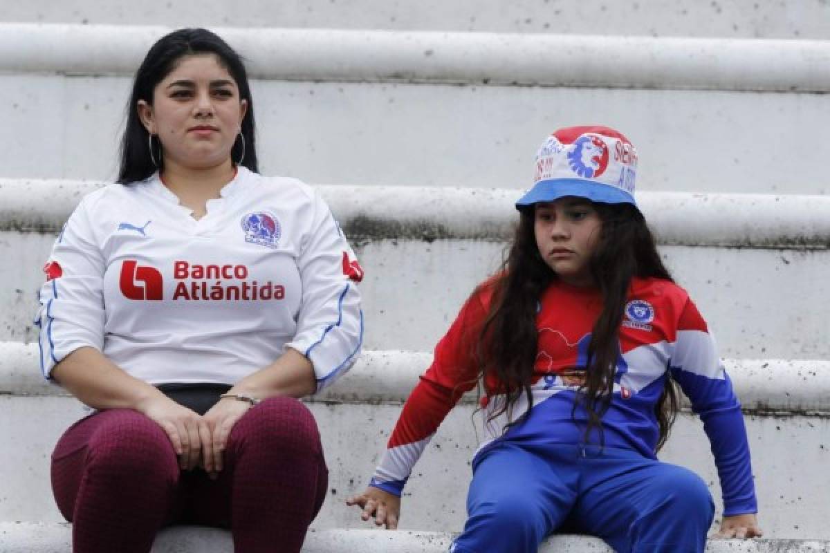 Las lindas chicas que robaron suspiros en el clásico Olimpia-Motagua en el Olímpico