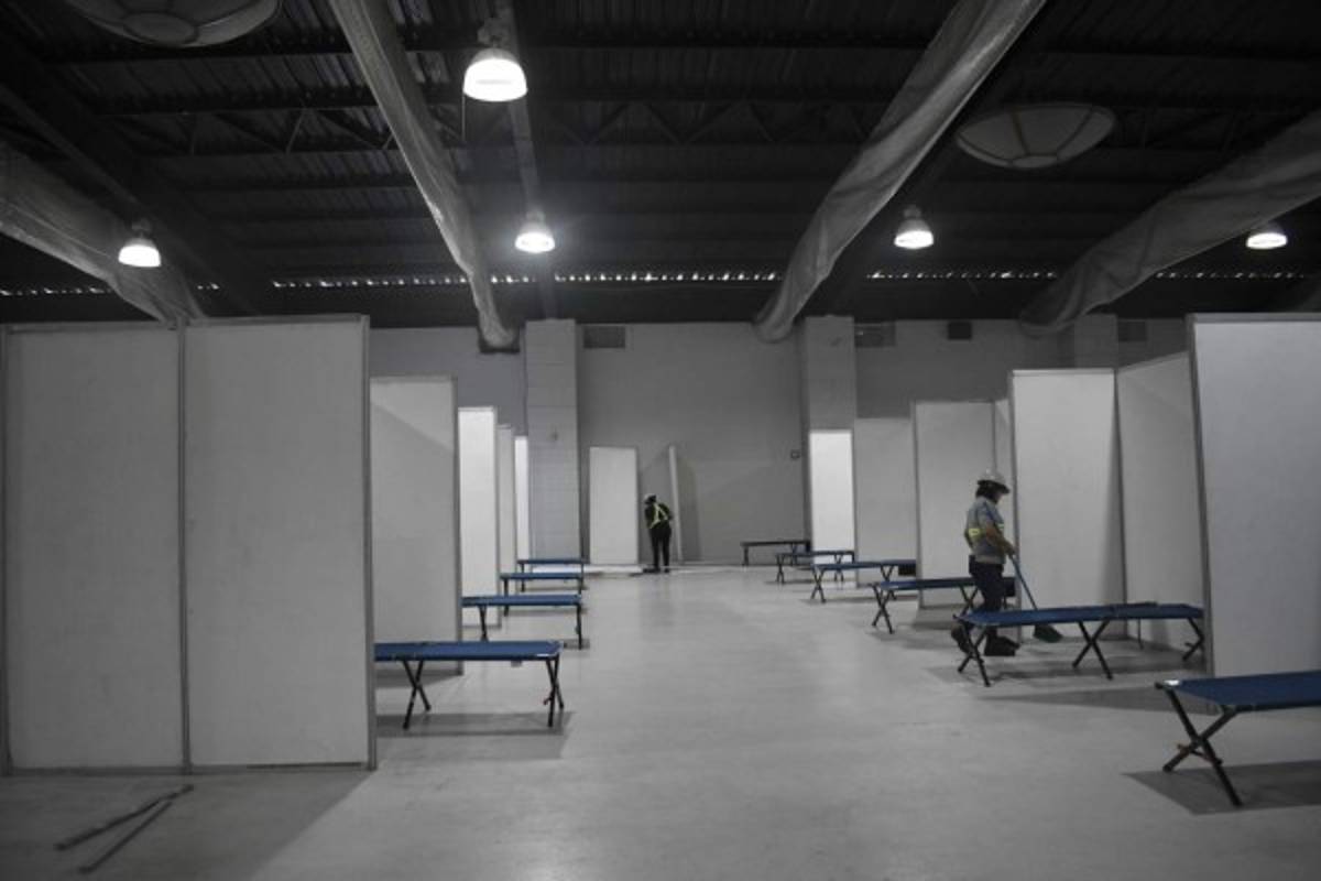 Guatemala armó un hospital para atender pacientes con coronavirus en 72 horas