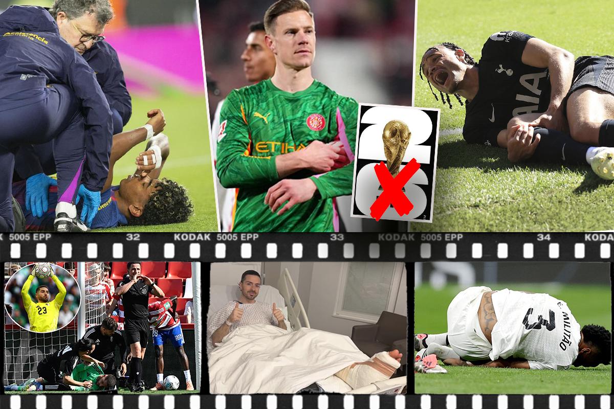 Se despiden del Mundial: las grandes figuras que se pierden el torneo por lesión y los que están en duda