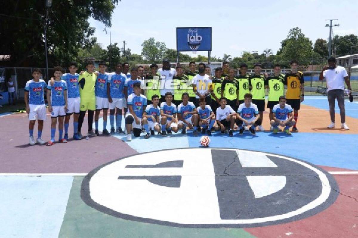 ¡Selfies, autógrafos y alegría! Las postales de la visita de Alberth Elis a la colonia Suyapa en Chamelecón