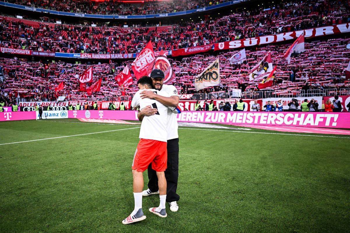 Fiestón del Bayern tras ganar la Bundesliga: el amuleto de la suerte, la euforia de Kompany y así celebró Luis Díaz