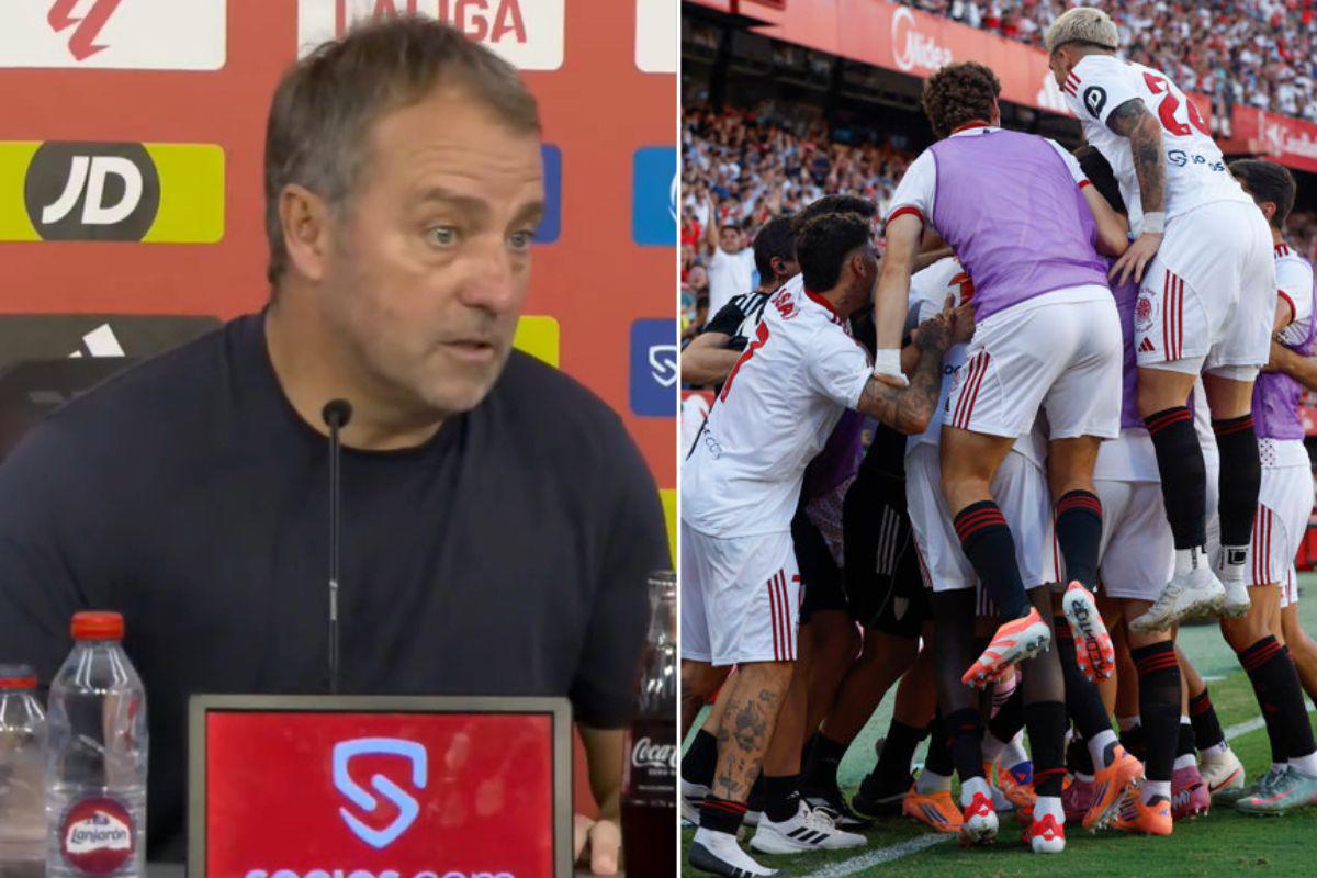Hansi Flick se pronuncia tras sufrir goleada del Sevilla: No quiero poner excusas; hoy todo el mundo...