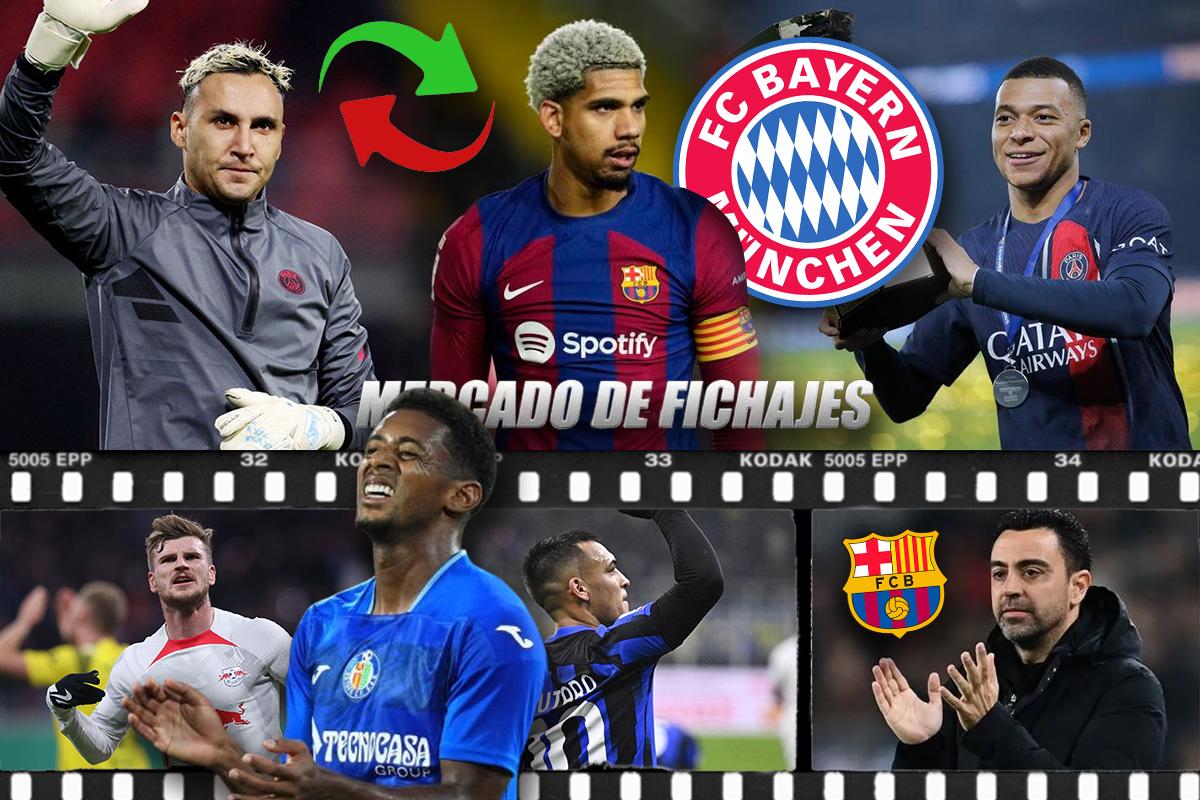 Locura del Bayern por Araujo y Xavi le pide un fichaje al Barça; club español insiste por el Choco Lozano y Keylor es noticia