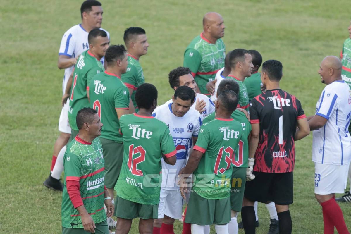 Imperdible: así lucen las exfiguras de Marathón y Olimpia que disputaron un partido de leyendas en San Pedro Sula