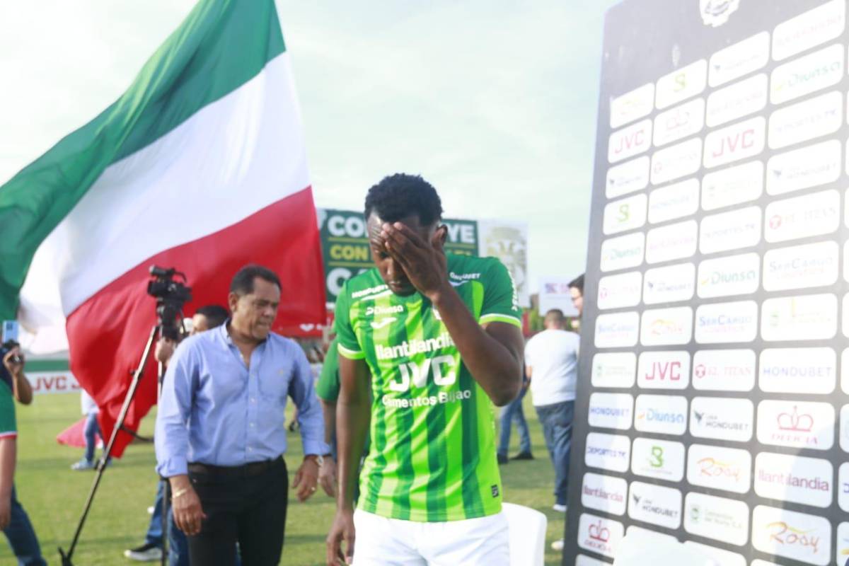 Presentación de Alberth Elis en Marathón: Abrazos, lealtad y recuerdo de Orinson