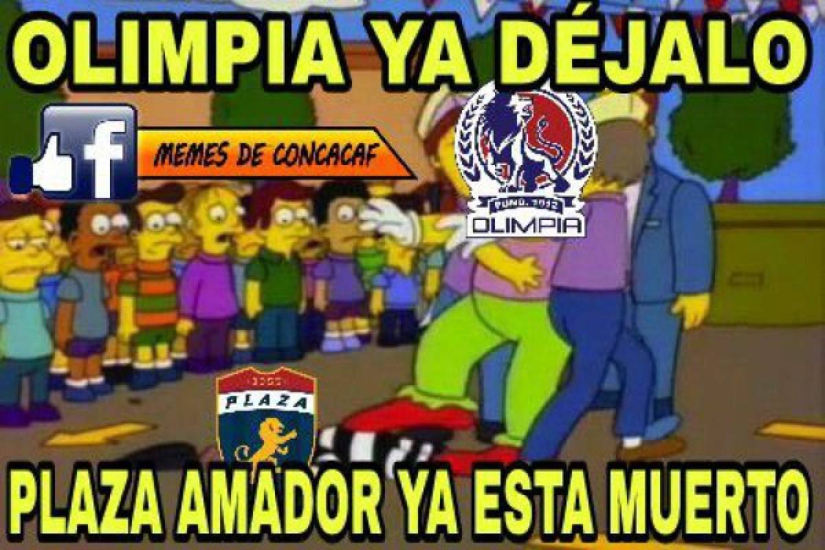 Los terribles memes que dejó la goleada de Olimpia a Plaza Amador
