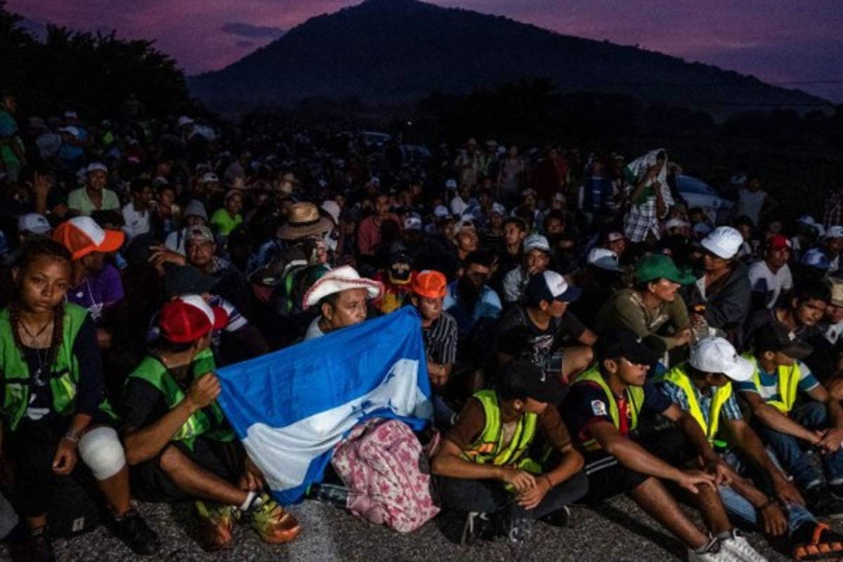 FOTOS: Caravana de migrantes viaja a Ciudad de México para pedir permiso migratorio