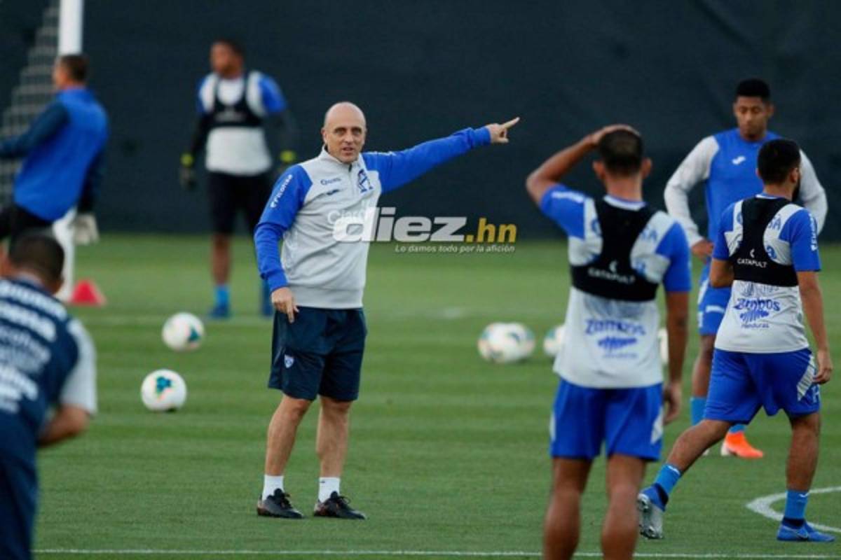 ¡Sin Danilo Acosta! Las imágenes del entreno de Honduras de cara al juego con El Salvador