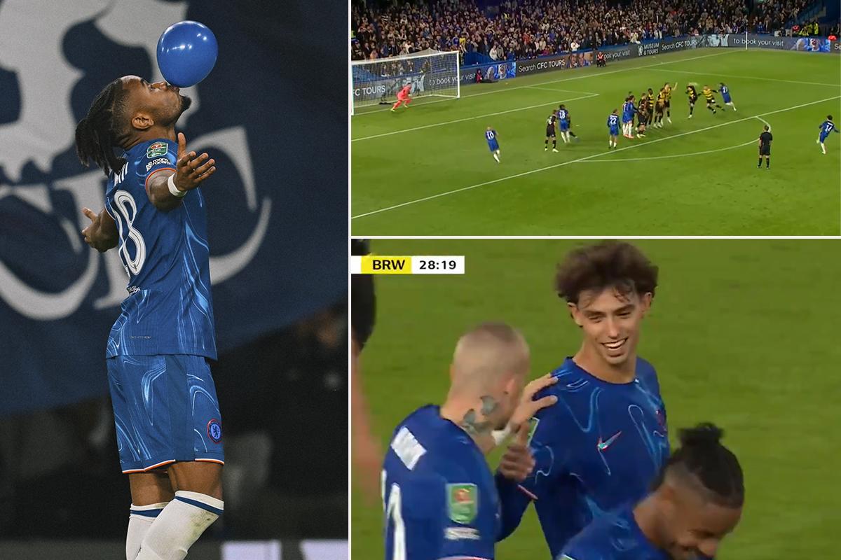 Nkunku hizo un hat-trick: Chelsea recetó paliza en la Carabao Cup y Joao Félix se luce con golazo de tiro libre