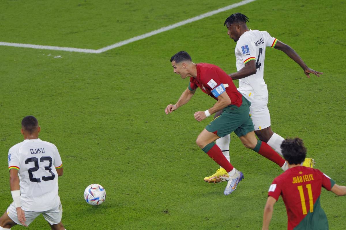 No se vio en TV: La celebración de Ghana a lo CR7; el llanto de Cristiano y la polémica en el penal de Portugal