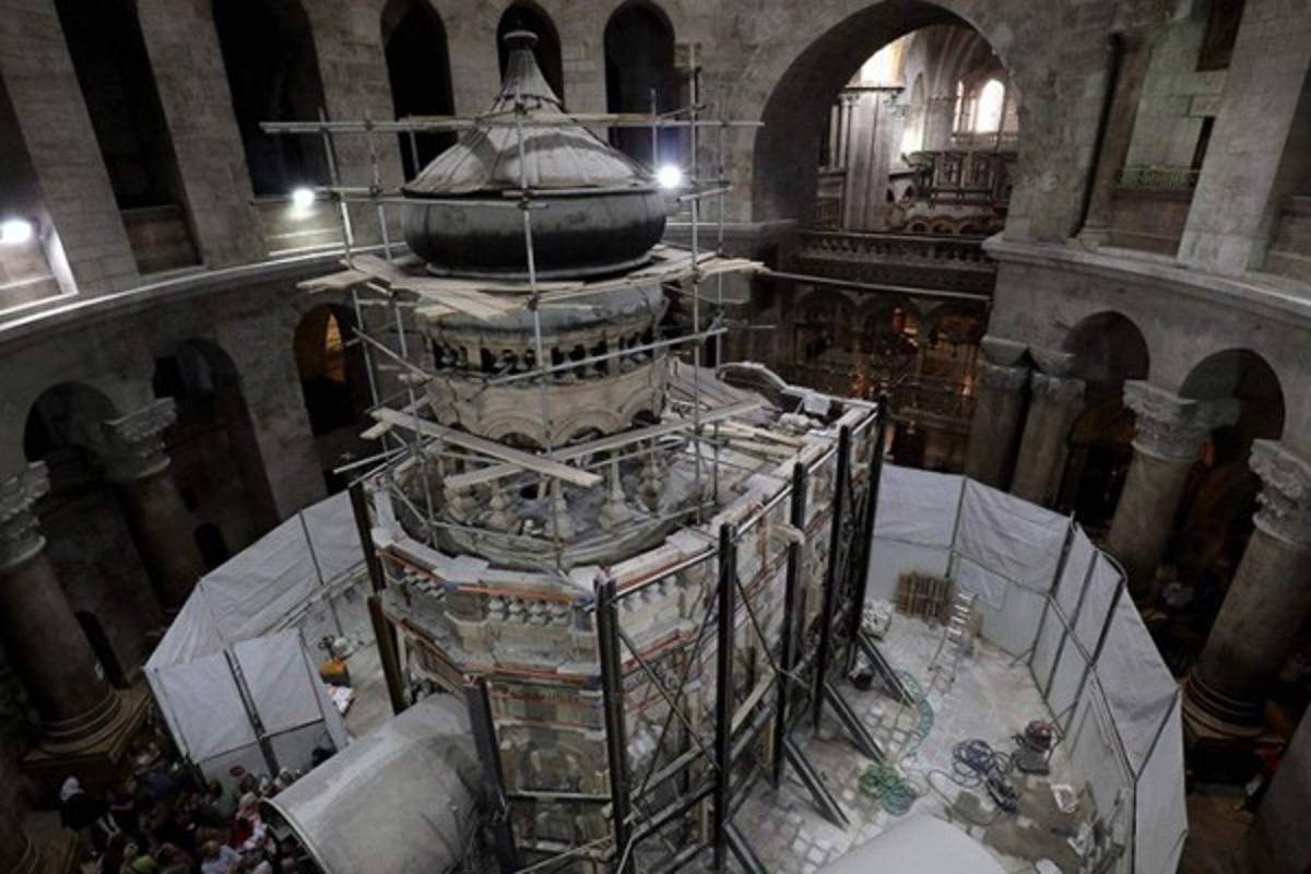Así es el sepulcro de Jesucristo, lugar estudiado por científicos y arquitectos