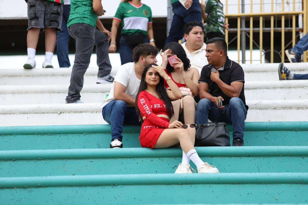 ¿Quién es? Identifican a hermosa aficionada de Marathón y visita especial para la gran final ante Olimpia