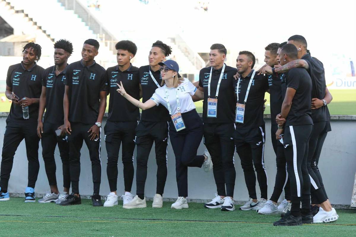 La hermosa influencer que se divirtió con los seleccionados, bellas catrachas adornaron el Nacional y el look de Rambo