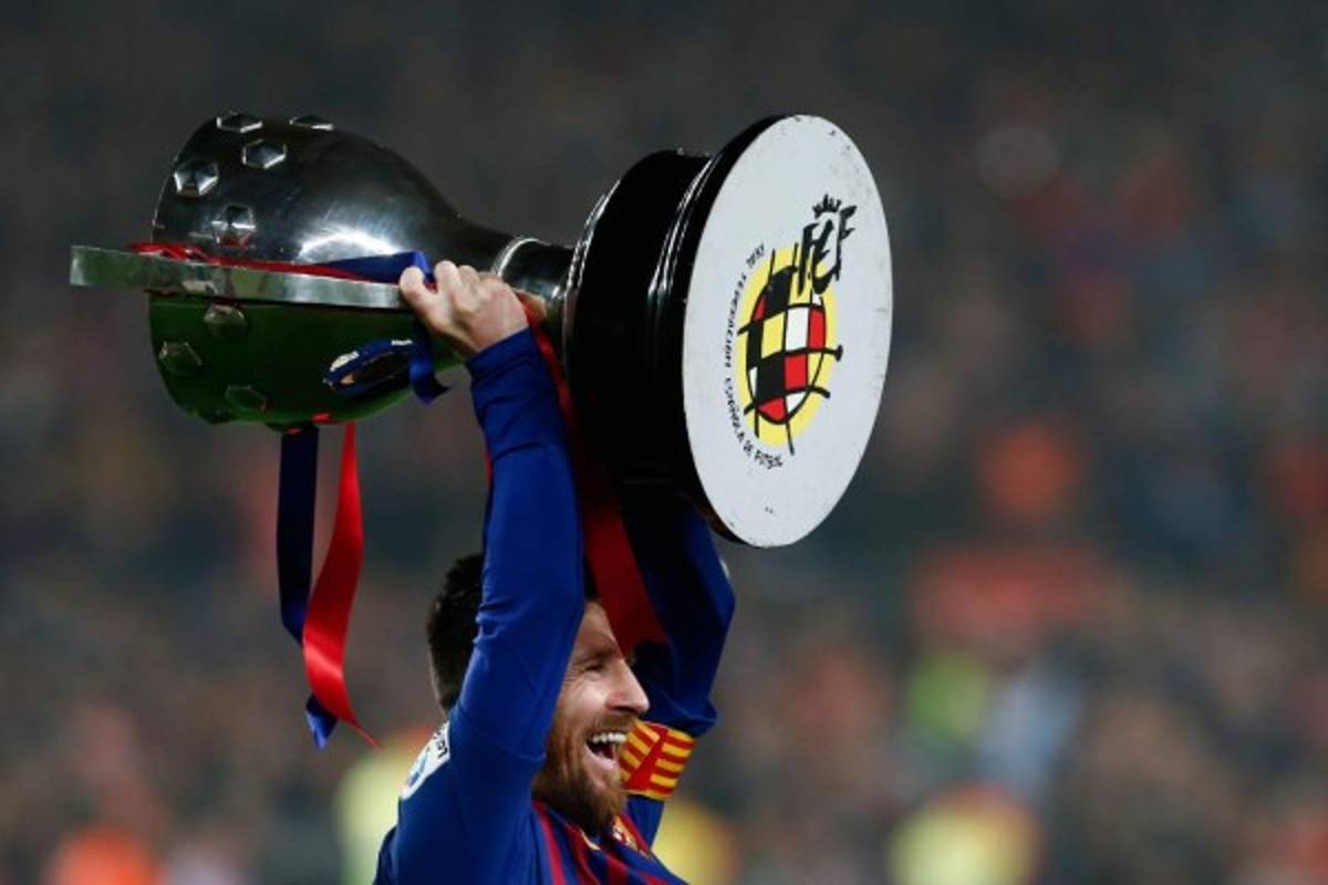 NO SE VIO POR TV: Messi y su tierna celebración en título de Barcelona