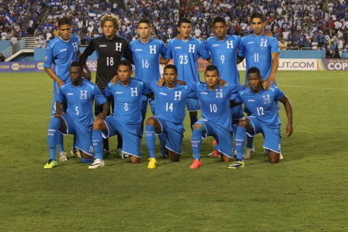 Las camisetas que ha vestido la selección de Honduras en su historia