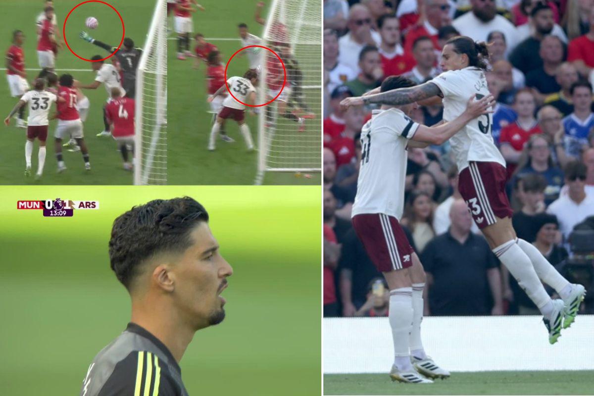 Arsenal aprovechó el error del portero para vencer al Manchester United en Old Trafford por la Premier League