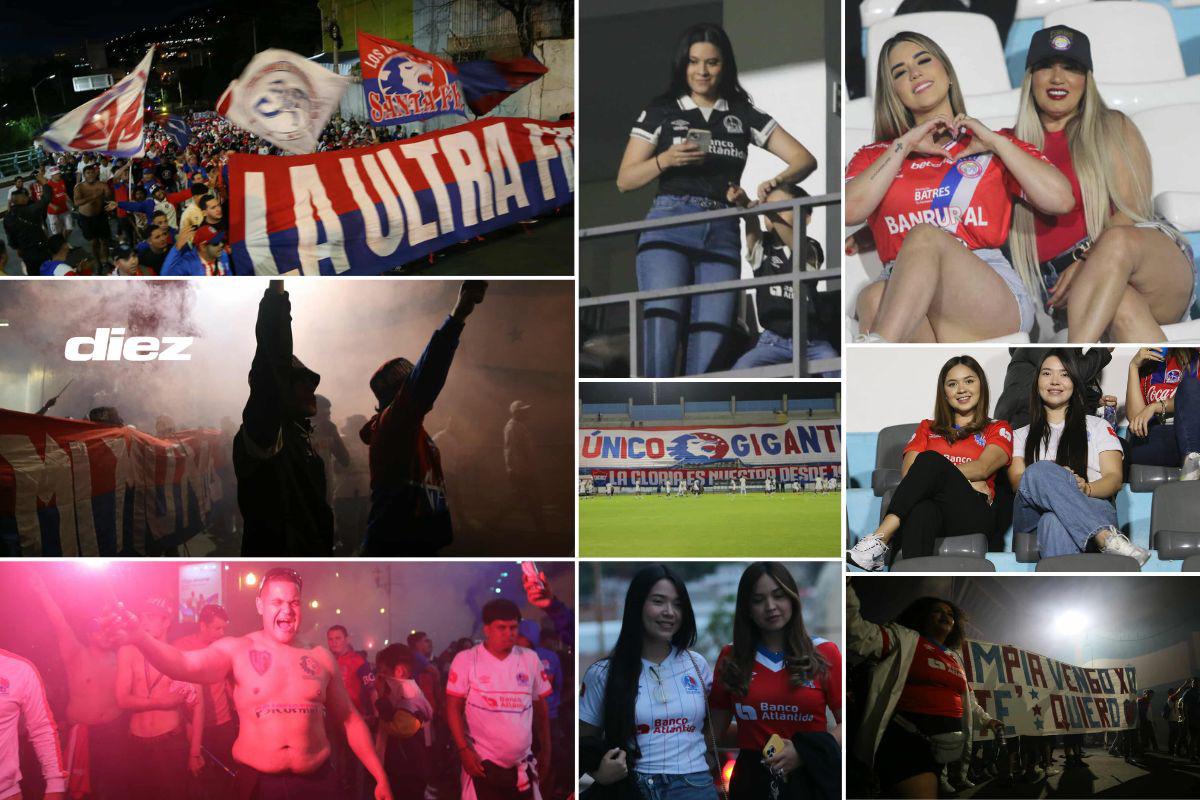 Fiestón de la Ultra Fiel, guapas chapinas y todo el ambiente del Olimpia-Xelajú por Copa Centroamericana