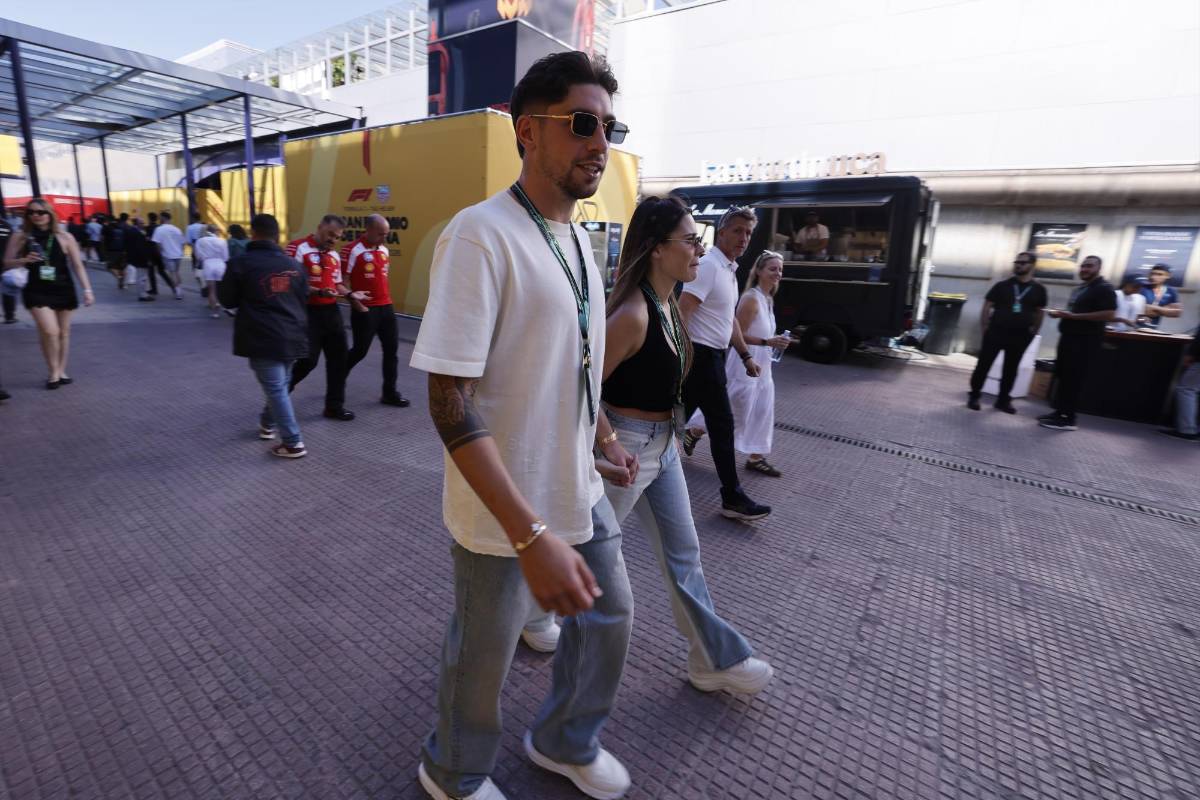 Virginia Fonseca, novia de Vinicius impacta en el Gran Premio de Madrid F1