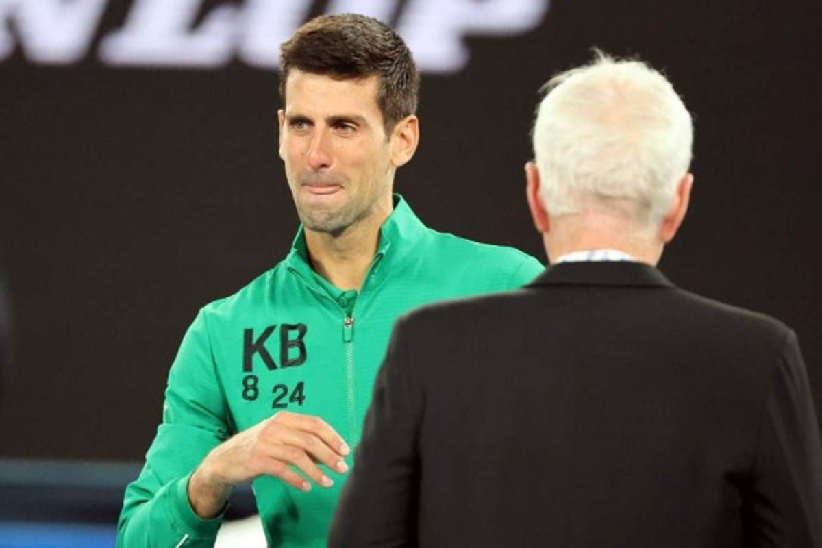 Djokovic se derrumba en plena transmisión en vivo por la muerte de Kobe Bryant
