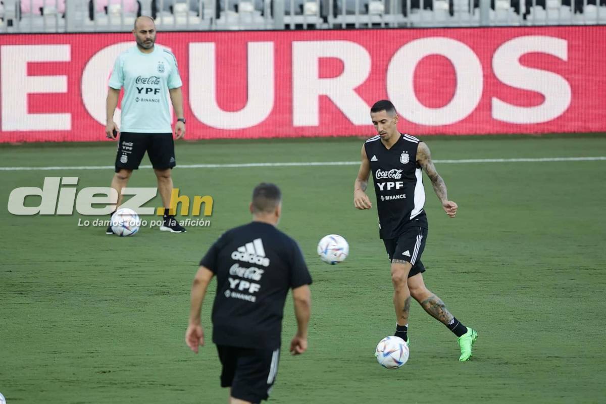 ¿Messi de titular? Así fue el último entrenamiento de Argentina previo al partido ante la Selección de Honduras