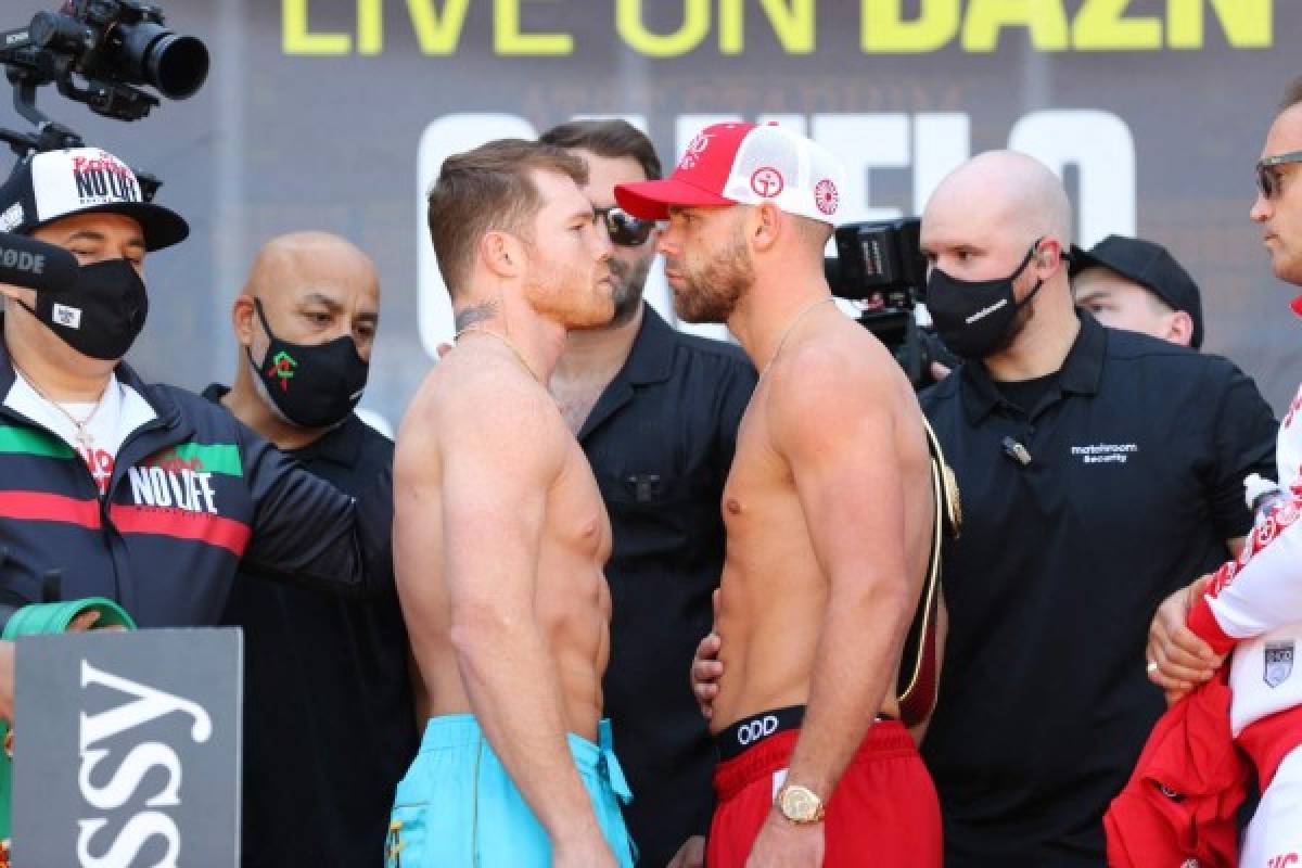 ¡La pelea del año! Canelo Álvarez y Billy Joe Sounders se enfrentan esta noche por la unifición del peso supermediano