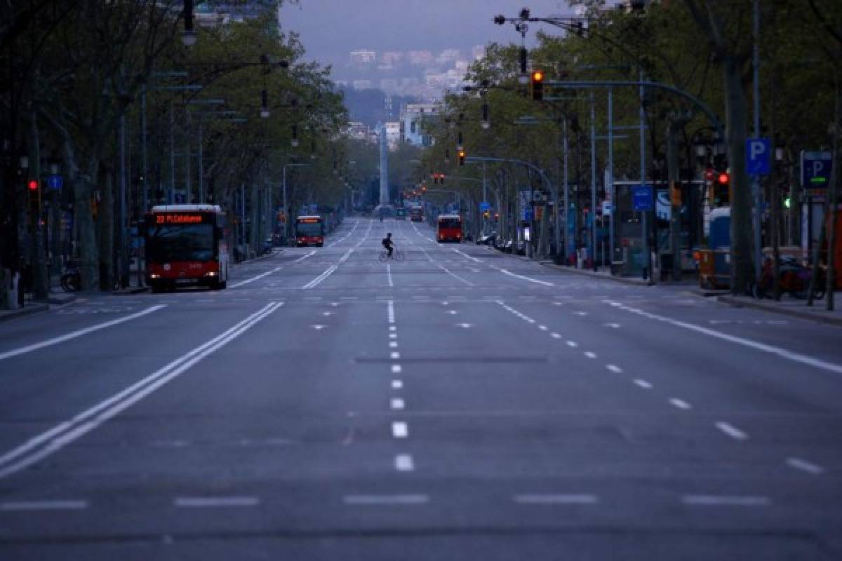 Coronavirus: La ciudad de Barcelona como nunca antes vista por culpa de la pandemia