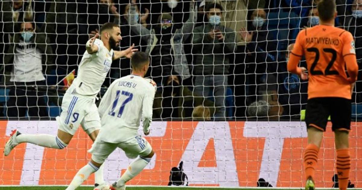Real Madrid vence con dificultad al Shakhtar con doblete de Benzema y ...
