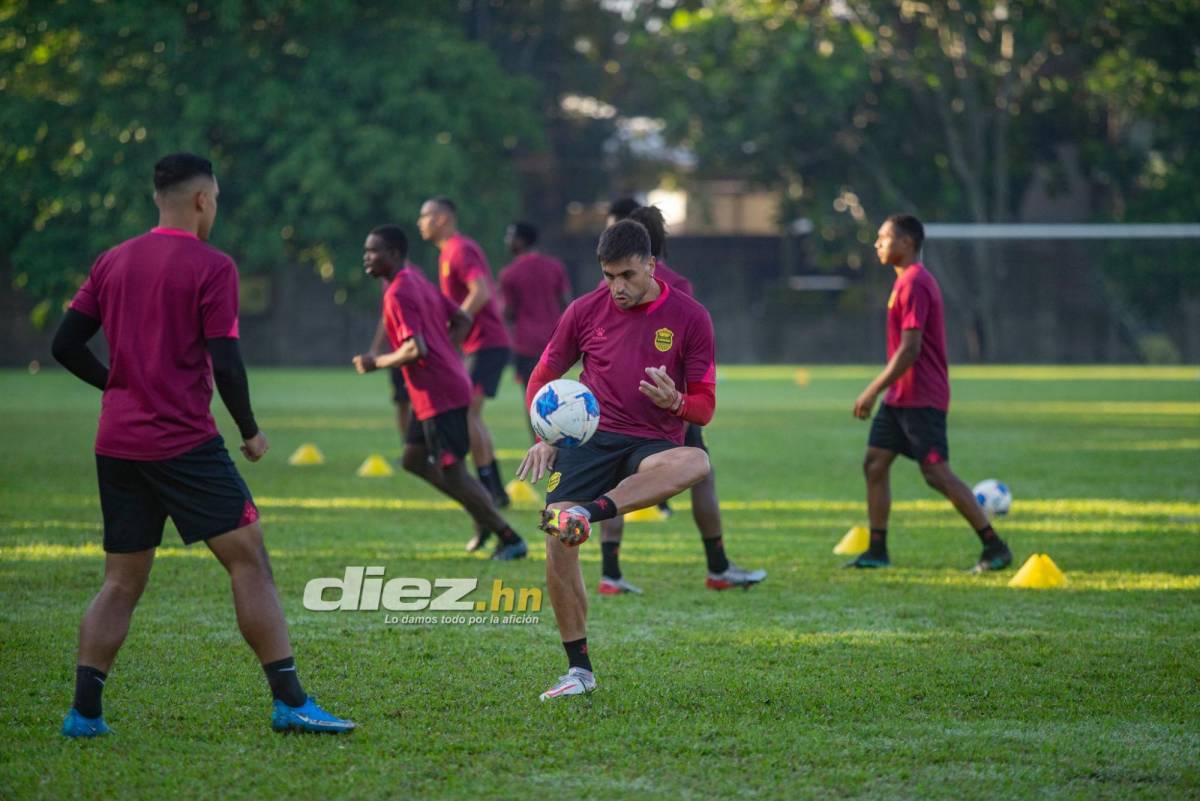 Así fue el entrenamiento del Real España antes de viajar a la capital para su batalla contra Motagua