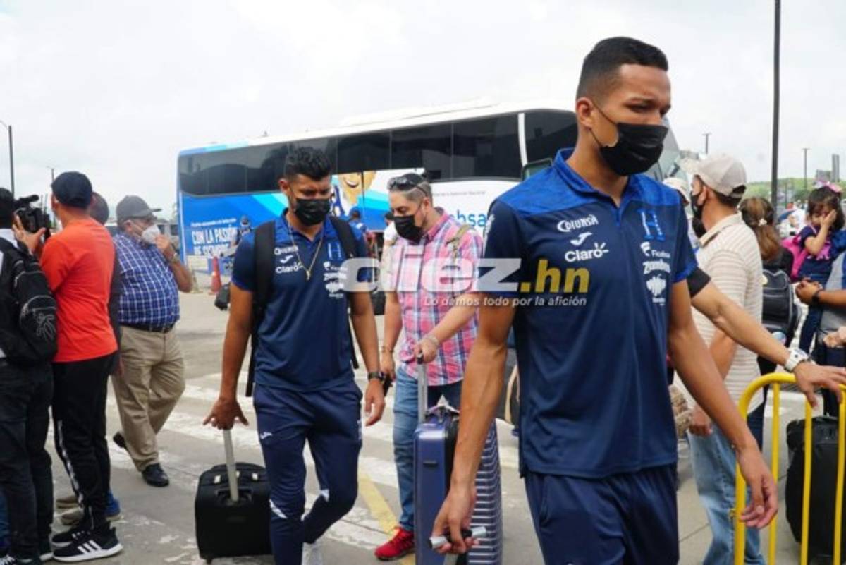¡Heridos! Las postales de la partida de la Honduras rumbo a Costa Rica para el juego del martes