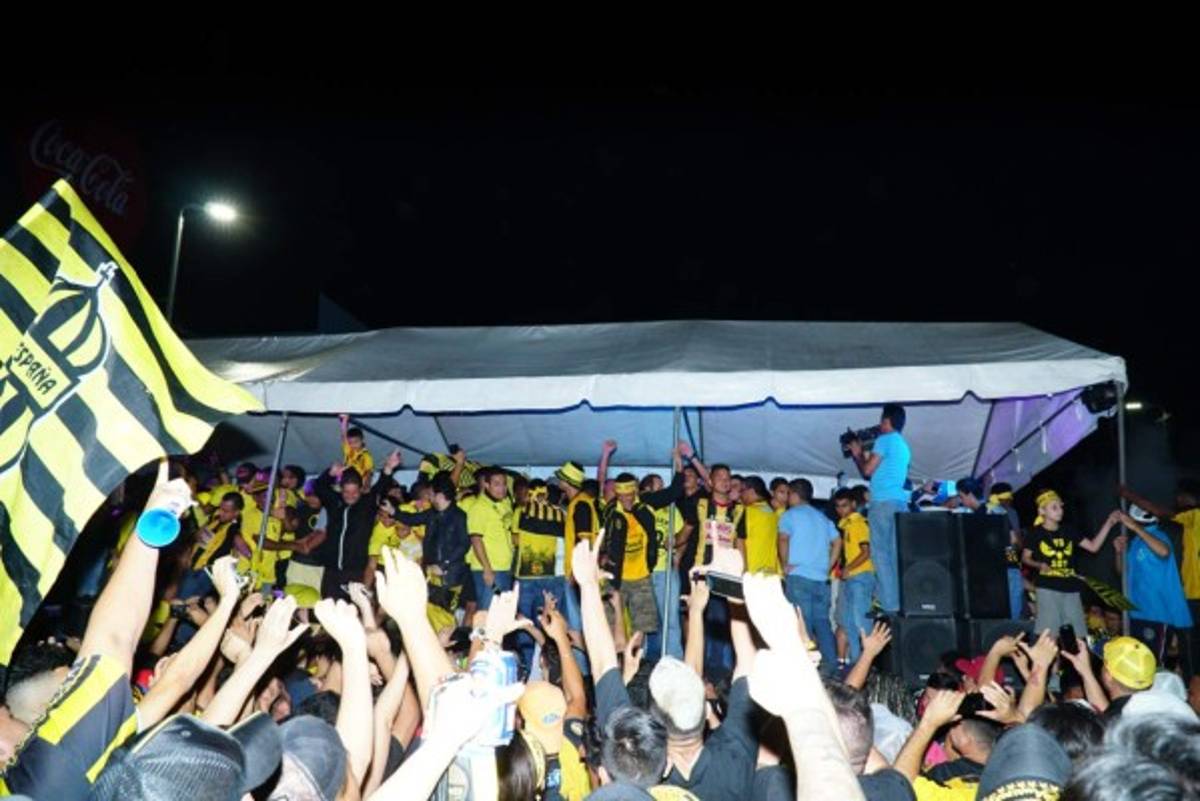 FOTOS: Así fue la fiesta de Real España con su gente en San Pedro Sula