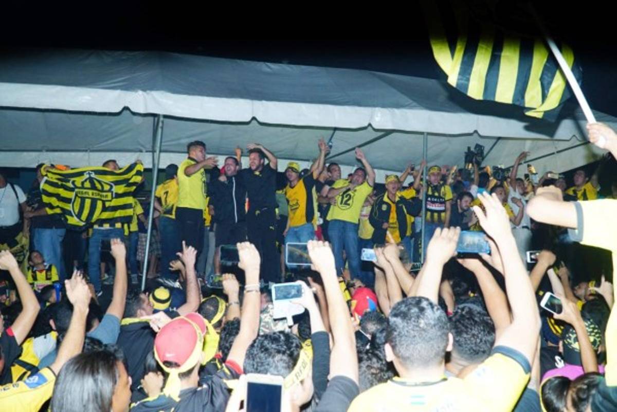 FOTOS: Así fue la fiesta de Real España con su gente en San Pedro Sula