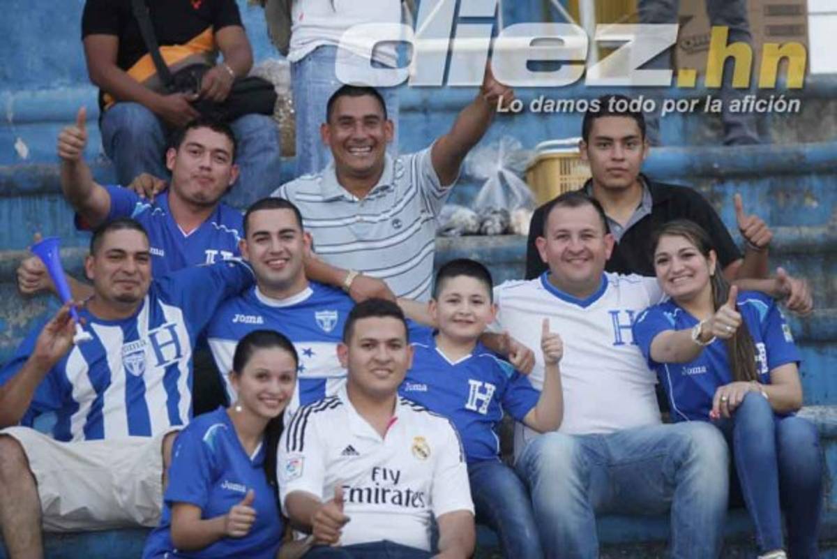 El ambiente en el estadio Olímpico con Honduras-Venezuela