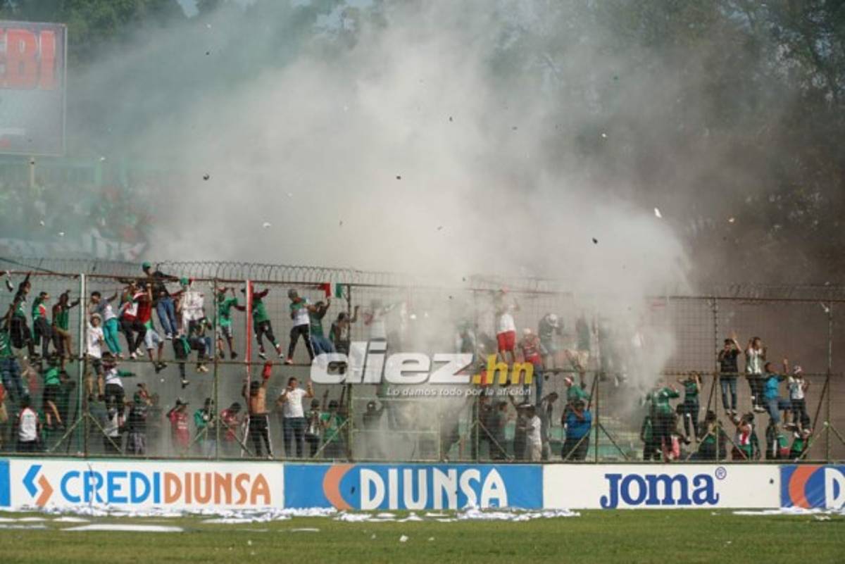NO VISTE EN TV: La expulsión de Rony Martínez y foto bien adornada de Marathón