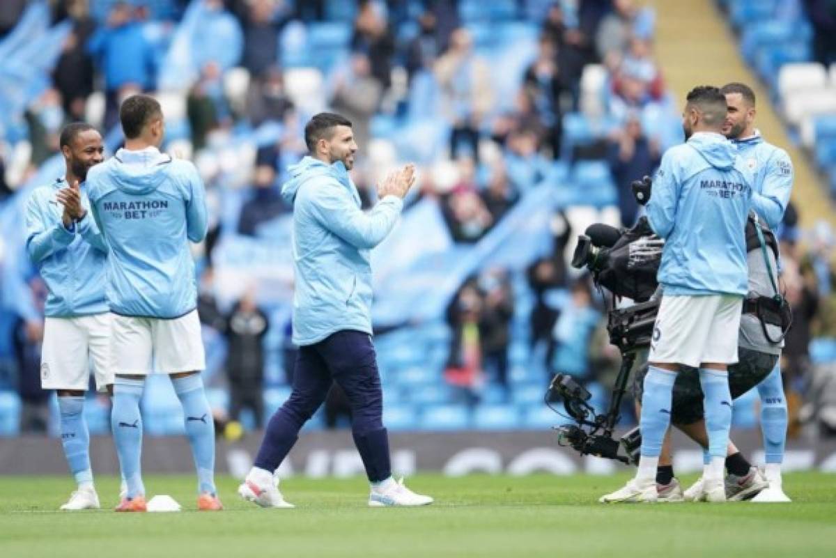 ¿Se va al Barcelona? La emotiva despedida del Manchester City al Kun Agüero en su estadio