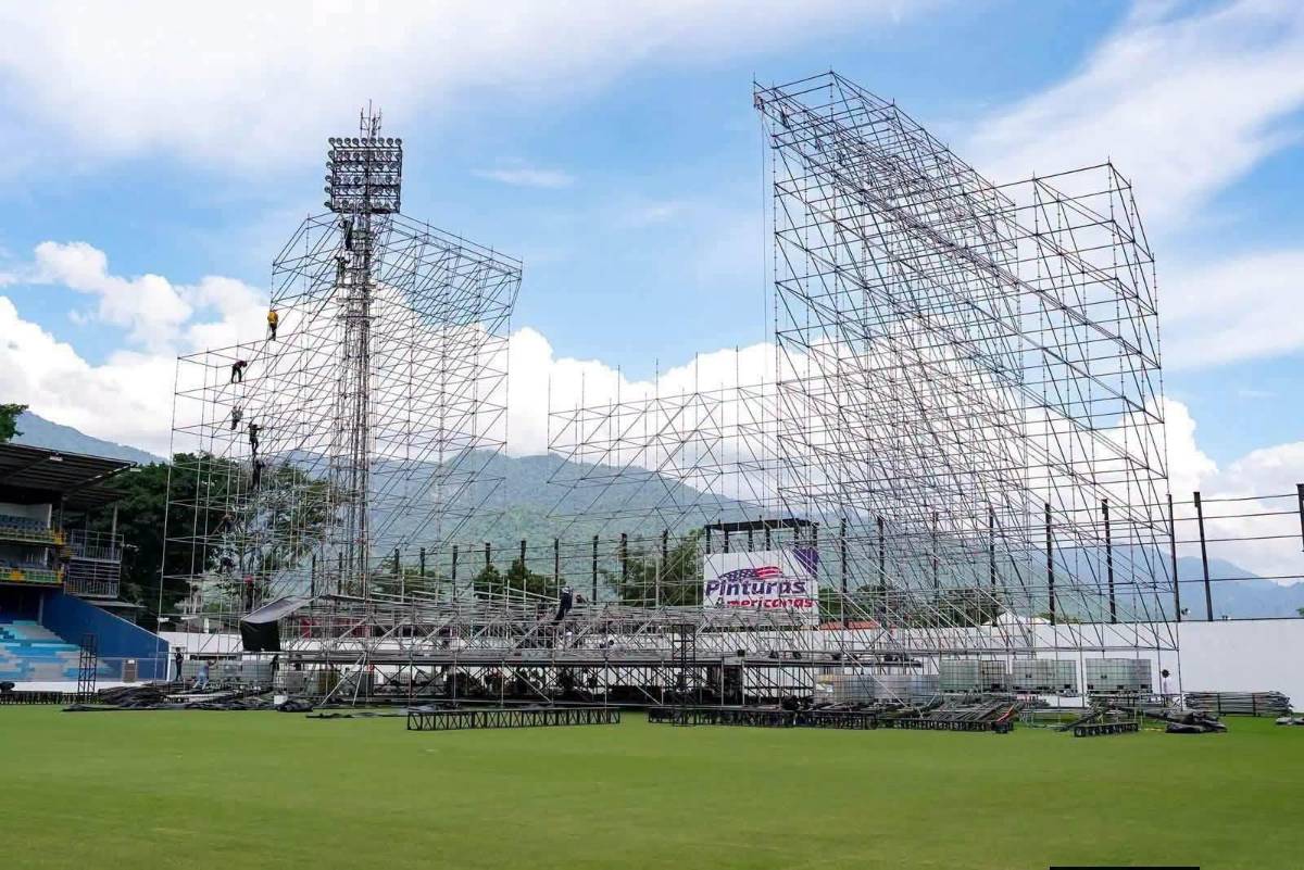 De costar 28.5 millones a esto: así está el estadio Morazán tras ser destruido por concierto