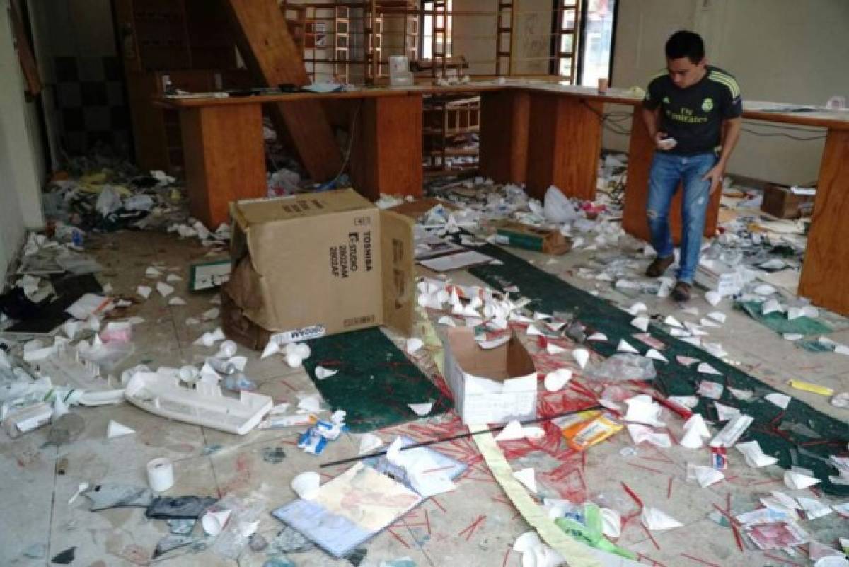 Impactantes fotos: Así quedaron tiendas en Honduras tras ser saqueadas y destuidas