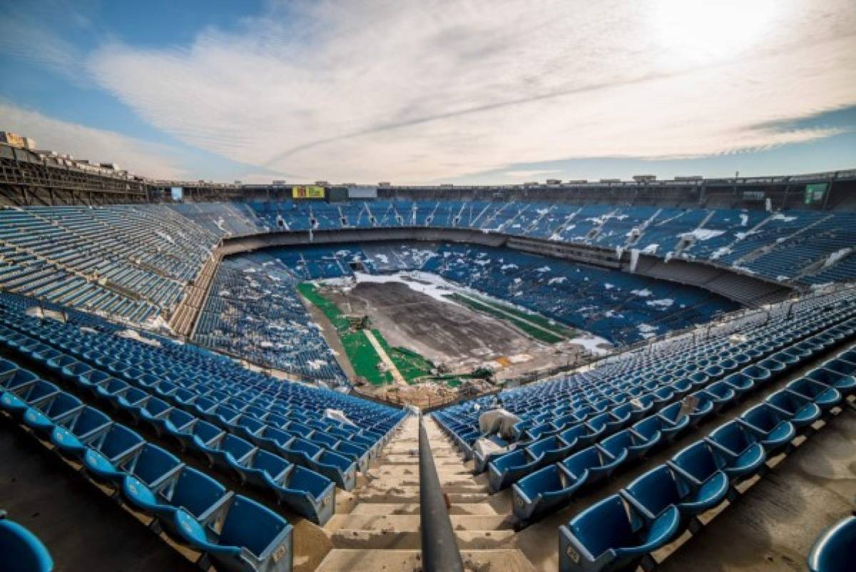 Estadios mundialistas que han sido demolidos y otros están abandonados; dos de Sudáfrica y uno en Brasil