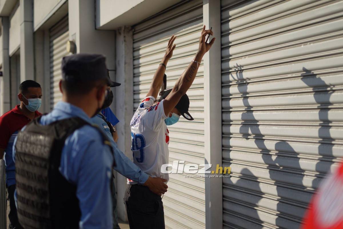 Seguridad, fiesta y mucho amor: así se vive en las afueras del Morazán previo a la final Real España-Olimpia