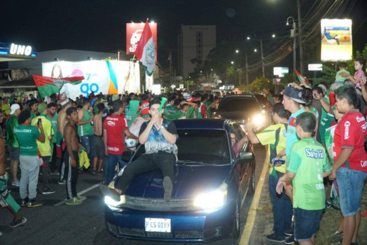 EN FOTOS: ¡Éxtasis en San Pedro Sula por el título del Marathón!