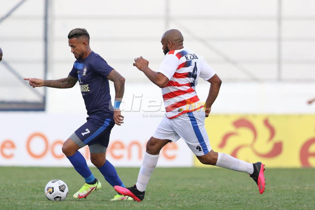 ¡No pierden el toque! Así lucen los exjugadores de Olimpia y Motagua que disfrutaron en un partido benéfico en Tegucigalpa