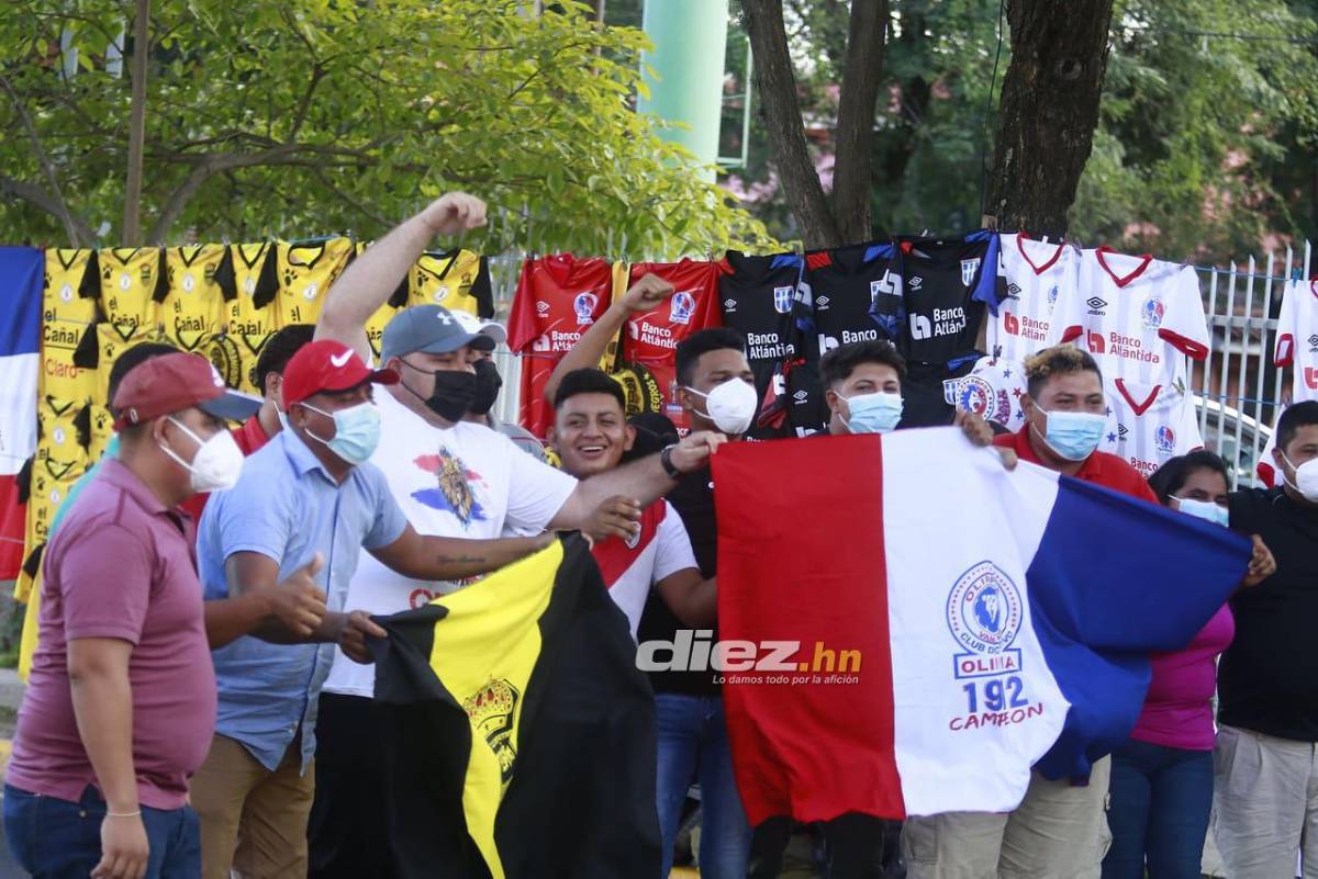 Seguridad, fiesta y mucho amor: así se vive en las afueras del Morazán previo a la final Real España-Olimpia
