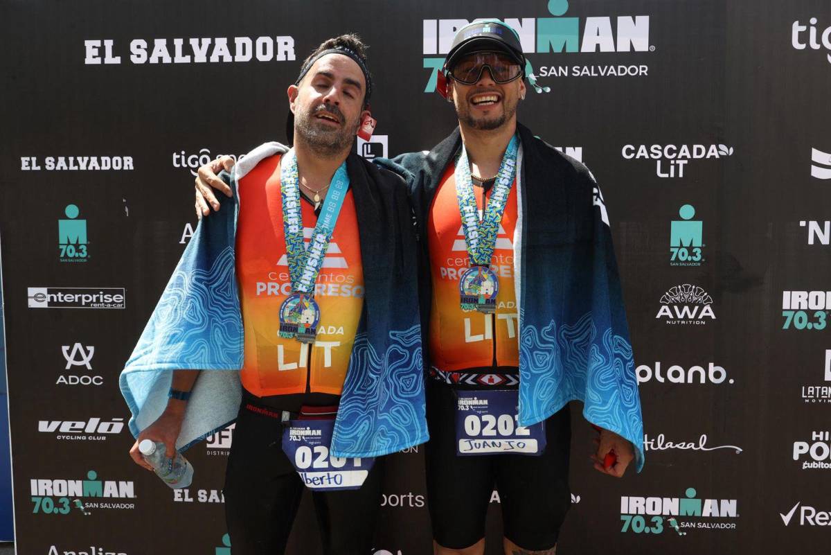 Se ganó el respeto del mundo: hondureño hace historia en el Ironman 70.3 tras competir junto a un atleta no vidente